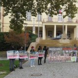 Burgenland: Protest beim Landhaus zur Landtagssitzung gegen Aufhebung Gatterjagdverbot