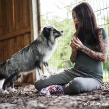 Sandy P. Peng: "Wer einmal einem verzweifelten Fuchs oder Nerz in einem Drahtgitterkäfig in die Augen gesehen hat, wird diesen Anblick nie wieder vergessen."
