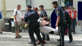 zum Auto tragen
