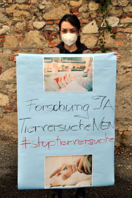 Protestdemo in Villach