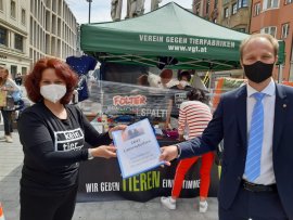 Übergabe Petition