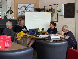Vortragende der Pressekonferenz zum Thema Wolf in Tirol