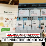 Grüne finanzieren extreme Greenwashing Veranstaltung der Tierindustrie: Konsum"dialoge"