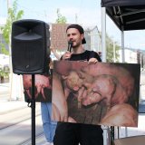 VGT-Protestaktion vor Landesparteitag der ÖVP in Kärnten