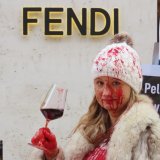 VGT hält Pelz"mordenschau" vor Wiener Fendi-Filiale ab