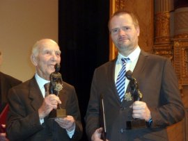Martin Balluch mit dem Myschkinpreis