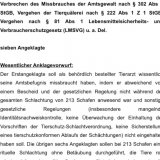 VGT-Protest vor Schächt-Prozess