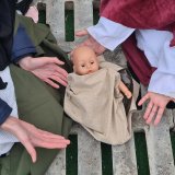 Jesus wäre heute in Tierfabrik mit Beton-Vollspaltenboden ohne Stroh geboren worden