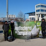 VGT-Kundgebung: Angelfischerei ist Tierquälerei