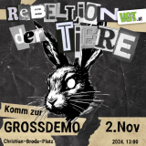 VGT-Anti-Pelzdemo 2024 in Wien – Rebellion der Tiere
