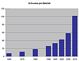 Fakten und Zahlen zur Kastenstandhaltung von Schweinen
